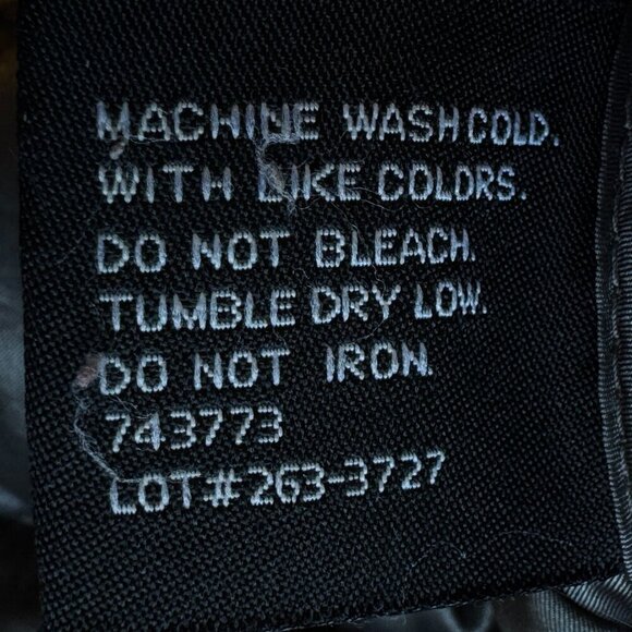 A.N.A. Black Packable Premium Down Puffer Jacket Long Sleeve Stow Away Hood   S - Picture 8 of 10